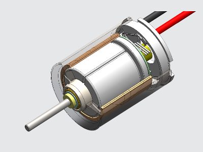 DC Motoren eisenlos 4-polig